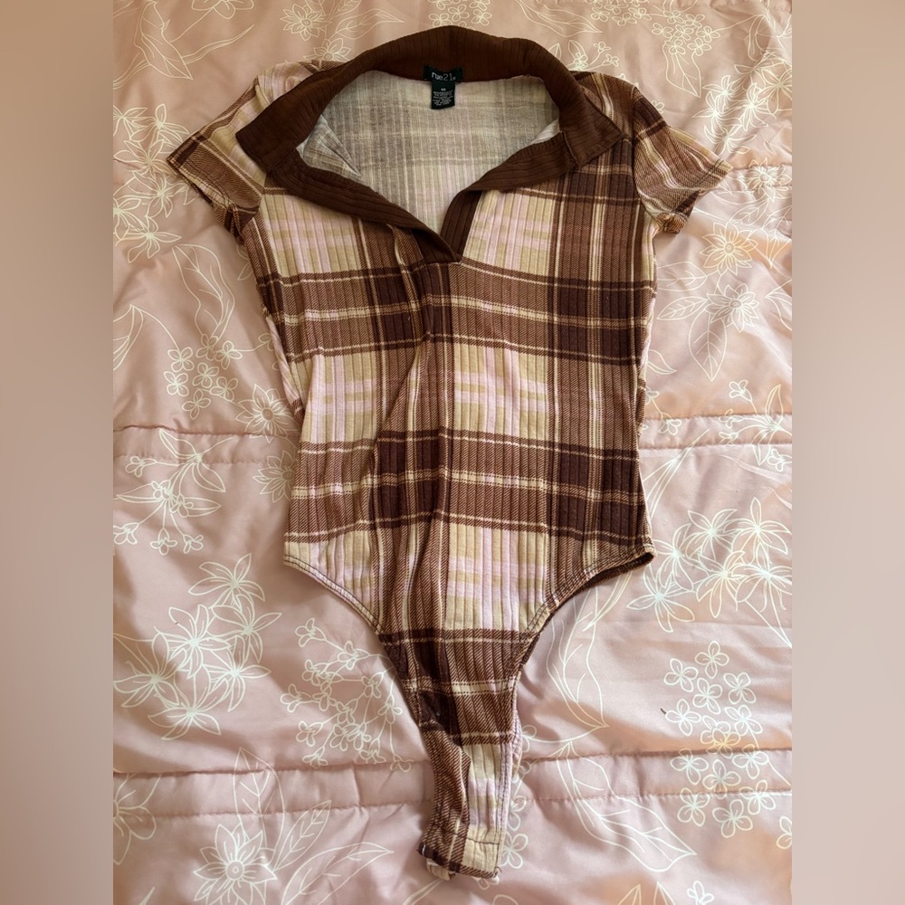 Rue21 Plaid Bodysuit